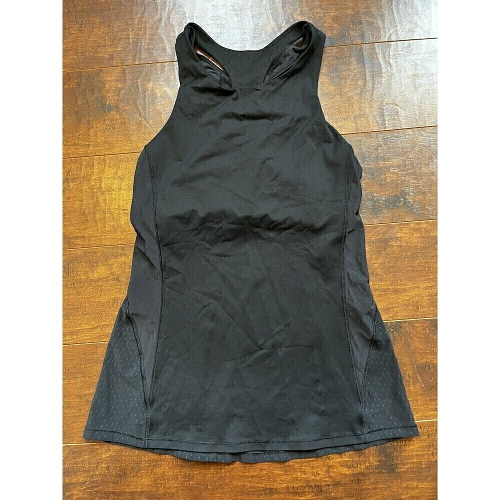 Lululemon Black Body Con Tank Top Sz 6